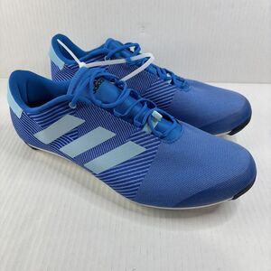 Adidas The Road Cycling Mens Size 12 Shoes - Blue Rush 3-Bolt Lace Up Bike